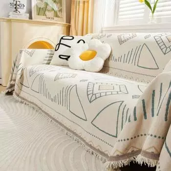 Лето Осень Кемпинг Пикник Плетеный Одеяло Чехол Синель Диван Чехол Пледы Гостиная Ковер Положение Ковра 180x130