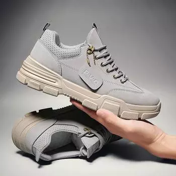 Лето-осенние мужские мотоциклетные ботинки, британская обувь, трендовая повседневная обувь для инструментов 39 хаки