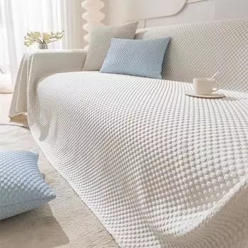 Лето Прохладное Полотенце Для Дивана Прохладный Чехол В Горошек Ткань Диван Полотенце Лето Лето Лето Лето Коврик Подушка Сиденья 210*90