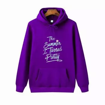 Лето, я стал довольно 2023, толстовка с длинными рукавами для телевидения, женские и мужские толстовки с капюшоном, повседневный стиль, модная одежда S чёрный