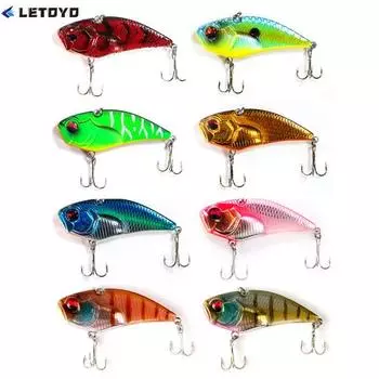 LETOYO 16 г 61 мм обтекаемый дизайн, рыболовная приманка с двойным крючком, искусственная тонущая спиннинговая приманка для рыбалки