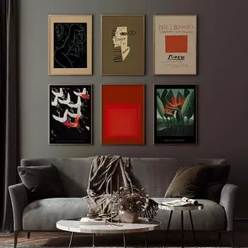 Летящие журавли Розовое небо Художественная печать Птицы Плакат Японский стиль гравюры на дереве Украшение Холст Картина Домашние настенные картины Декор 21x30cm No Framed