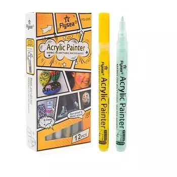 LeTradeJP 12 цветов, высокоцветная краска для лица, маркер, набор для деликатного рисования, ручка для лица на водной основе, безопасная краска для беременных, реквизит для мероприятий, фестивалей