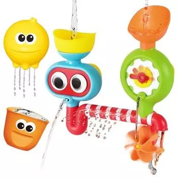 Lets Toy Round and Round Toddler Bath Play Toy Diver Корейские детские игрушки