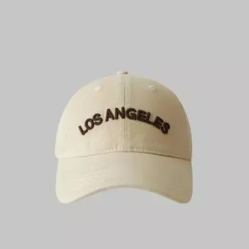 Letter embroidery soft top baseball cap women s spring and autumn new street casual versatile sunshade cap men s tide M56-58cm хаки