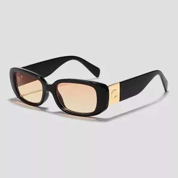 Letter Glasses 2010-C Square Face-Covering Sunglasses Female Ins Personalized Sunglasses Male