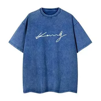 Letter Print Female T Shirts Hip Hop Breathable Washed T-Shirt Street Summer Clothes Casual Versatile Tshirts S