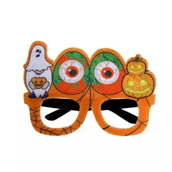 Летучие мыши Хэллоуин Оправа для очков Тыквы Хэллоуин Косплей Реквизит Призрак Смешные очки Взрослые style1