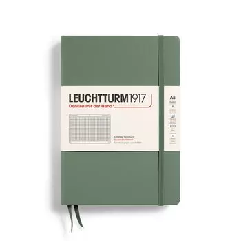 Leuchtturm Блокнот A5 Сетка Оливковый 365491 Официальный Импорт оливковый