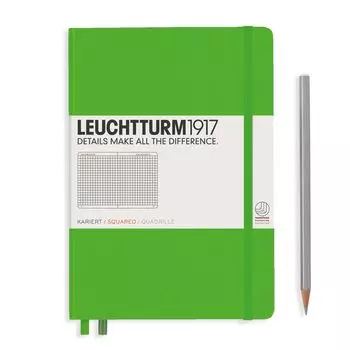Leuchtturm Блокнот A5 Сетка Свежий Зеленый 357489 Официальный Импорт