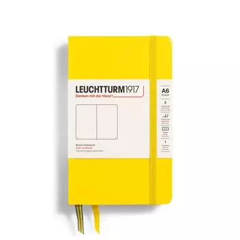 Leuchtturm Блокнот A6 Без линовки Лимонный 344797 Официально импортировано лимон