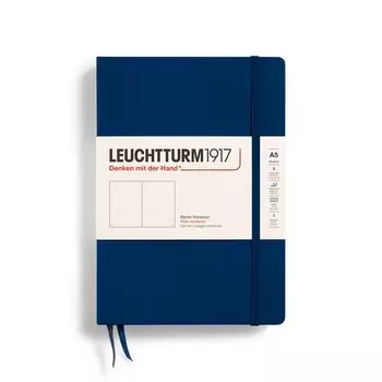 Leuchtturm Note A5 Plain Navy 342924 Regular Imported Product