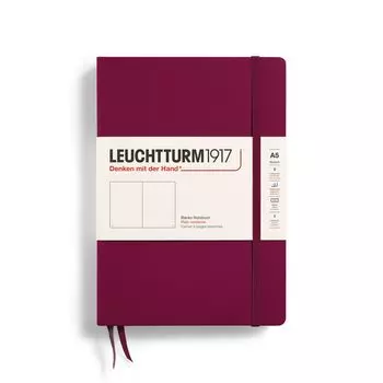 Leuchtturm Note A5 Plain Port Red 359697 Обычный импортный продукт