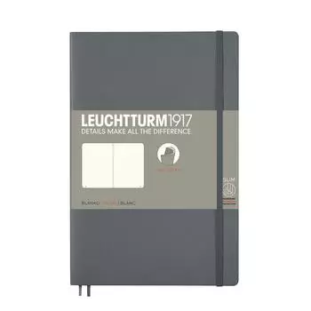 Leuchtturm Note A6 Обычная мягкая обложка Антрацит 355315 Обычный импортный продукт