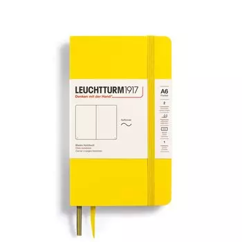 Leuchtturm Note A6 Обычная мягкая обложка Лимонный 355290 Подлинный импортный продукт