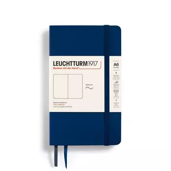 Leuchtturm Note A6 Обычная мягкая обложка Темно-синий 349302 Обычный импортный продукт