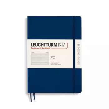 Leuchtturm Note B5 Horizontal Ruled Soft Cover Navy 349300 Regular Imported Product