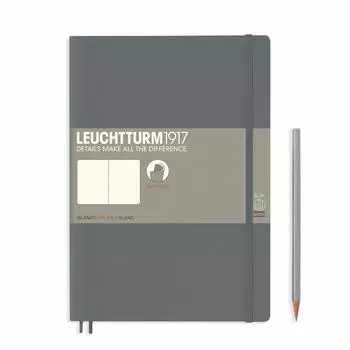 Leuchtturm Note B5 Обычная мягкая обложка Антрацит 355312 Обычный импортный продукт