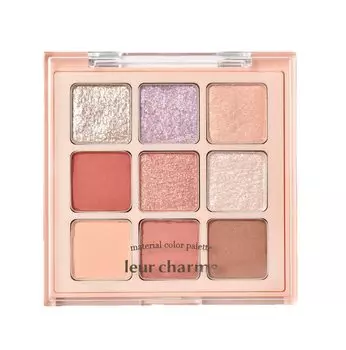 leur charme lulu charme eyeshadow material color palette 01 raspberry coco nanako nanako