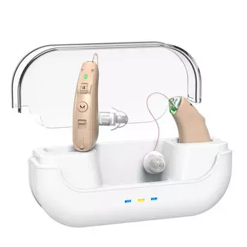 LevaGott Sound Elderly Sound Audio Может использоваться непрерывно в течение 144 комплектов ушных крючков для левого и правого уха 4 уровня громкости 3 типа Easy