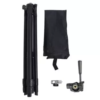 Levelling Tool Tripod Black 1.5m Alloy Steel Survey Tripod with Handle Stabilizer