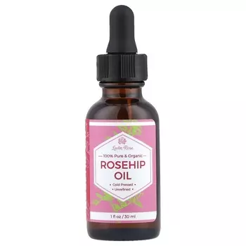 Leven Rose, 100% чистое органическое масло шиповника, 1 жидкая унция (30 мл)