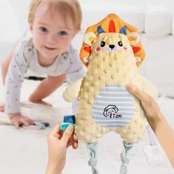 Лев Кролик Детская Успокаивающая Кукла ПП Хлопок Мягкая Игрушка Лев Животное Мягкие Игрушки Детский Подарок Lion