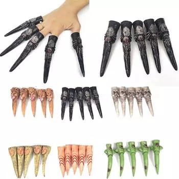 Лев зомби ведьма пальчиковый матрас поддельные пальцы Хэллоуин наклейка на палец страшные ночные клубы декор E