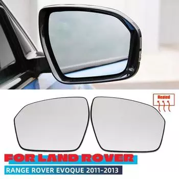 Левая и правая дверь, боковое зеркало с подогревом, стекло заднего вида, пластина заднего вида для Land Rover Range Rover Evoque L538 2011-2013
