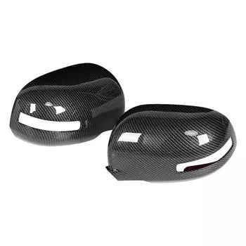 Левая и правая накладка на зеркало заднего вида из углеродного волокна, декоративная накладка, подходит ли для Mitsubishi Outlander 13?16
