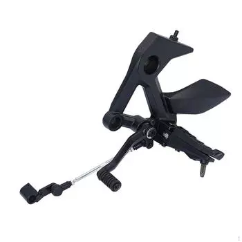 Левая педаль мотоцикла, передняя основная подставка для ноги, алюминиевый сплав, сплошная нескользящая подставка для ноги, крепления для мотоцикла