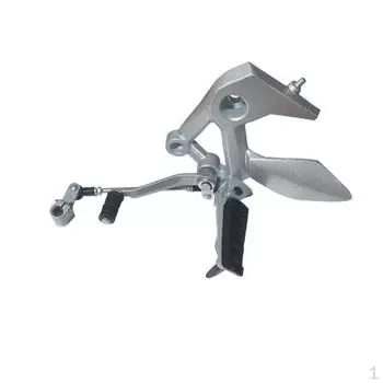 Левая подножка мотоцикла, рычаг переключения передач, педаль в сборе, усиленная передняя главная