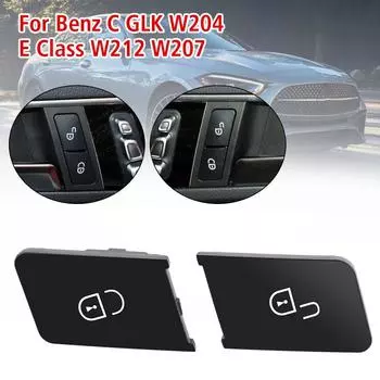 Левая правая кнопка замка двери замена салона автомобиля аксессуары для Mercedes Benz C GLK W204 E Class W212 W207 Left Black