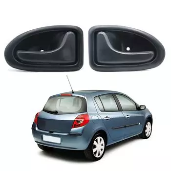 Левая/правая ручка двери для салона автомобиля Clio 7700353282 7700353283 сменные автомобильные аксессуары черного цвета right