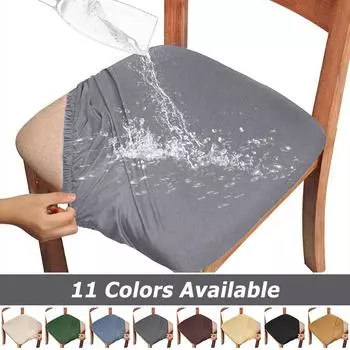 Levivel водонепроницаемый однотонный чехол для стула эластичный жаккардовый спандекс чехол для сиденья эластичный протектор стула для столовой 15 цветов 1 Piece винный