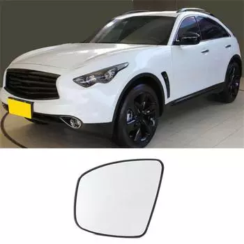 Левое боковое зеркальное стекло с подогревом и подложкой для INFINITI EX35 FX35 FX50 QX50 QX70