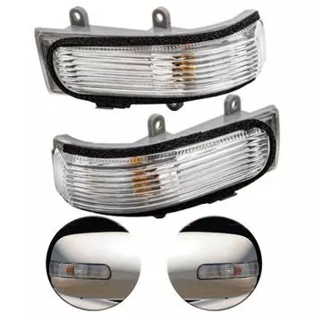 Левое боковое зеркало заднего вида, светодиодная лампа, замена прочных указателей поворота 81740-06040 81730-06060 для Camry 06-11 для Vios 08-13