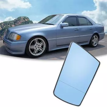 Левое зеркальное стекло с подогревом с подложкой для Mercedes-Benz E320 S600 C220