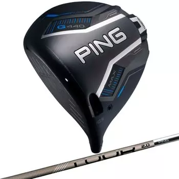 Левша PING G440 MAX Driver PING TOUR CHROME 65 Loft Angle 9 градусов 2.0 Левосторонний FLEX-S