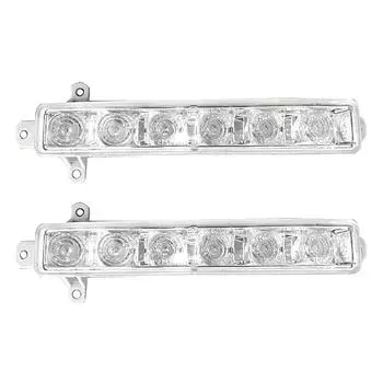 Левый и правый универсальный передний бампер противотуманные фары светодиодные DRL фары для Peugeot/ Citroen C-Elysee Berlingo B9 C1 C3 MK2 9802795580