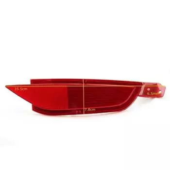 Левый и правый задний бампер отражатель света задний бампер отражатель света противотуманная фара в сборе для Ford Fiesta Mk6 Mk7 запасные части