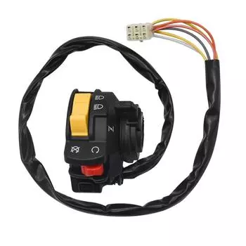 Левый переключатель на руле Start Stop в сборе с фарой, пригодный для Suzuki Ozark 250 LT-F250 2002-2014