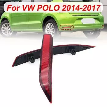 Левый правый задний стоп-сигнал, бампер, отражатель, задние фонари для VW POLO 2014-2017 6RD 945 105B 6RD 945 106B 6RD945105B 6RD945106B Left