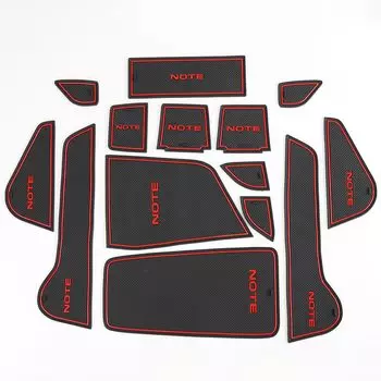 LEXLEYS Nissan Note E13 Series Aura E13 Series Коврик для дверного проема Специальный резиновый коврик для салона Коврик для дверного кармана NOTE Коврик для консоли 14 шт. Scratch