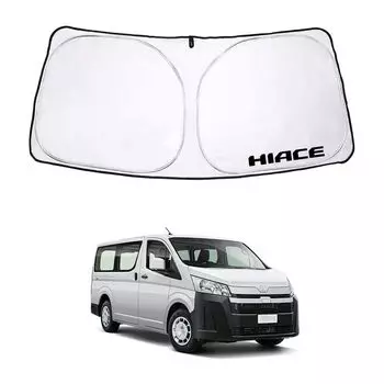 LEXLEYS Toyota Hiace 200 Series Улучшенная передняя шторка-затемнение от солнца Шторка от солнца Набор чехлов для стекла автомобильного окна Товары для автокемпинга Запчасти Автомобильная шторка