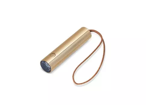 LEXON Rechargeable high brightness LED light that can be used for up to 6 hours FINE BAG LIGHT 2 LL129D Light Gold (Lexon)
