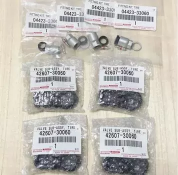 Lexus Genuine 13-18 GS350 Tire Pressure Sensor 42607-30060 x4 04423-33060 x4