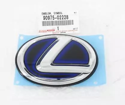LEXUS GENUINE 90975-02228 CT200h HS250h RX350 RX450h OEM TRUNK LOGO BADGE EMBLEM