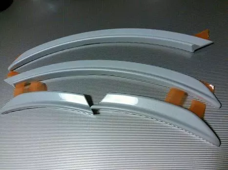 Lexus Оригинальный отечественный RC F четверть внешнего молдинга левый и правый комплект Белый Nova Glass Flake 083 (ЛЕКСУС) белый