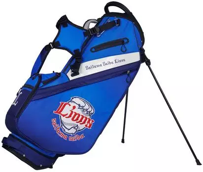 Lezax Caddy Bag Saitama Seibu Lions Type Stand Bag Blue 9.5 SLCB-1442
